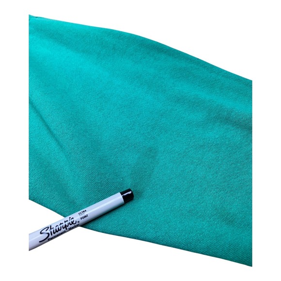 RARE VTG 90s Jerzees Fleece Ladies & Dames Hummingbird Teal Sweater Cardigan XL - Picture 15 of 15